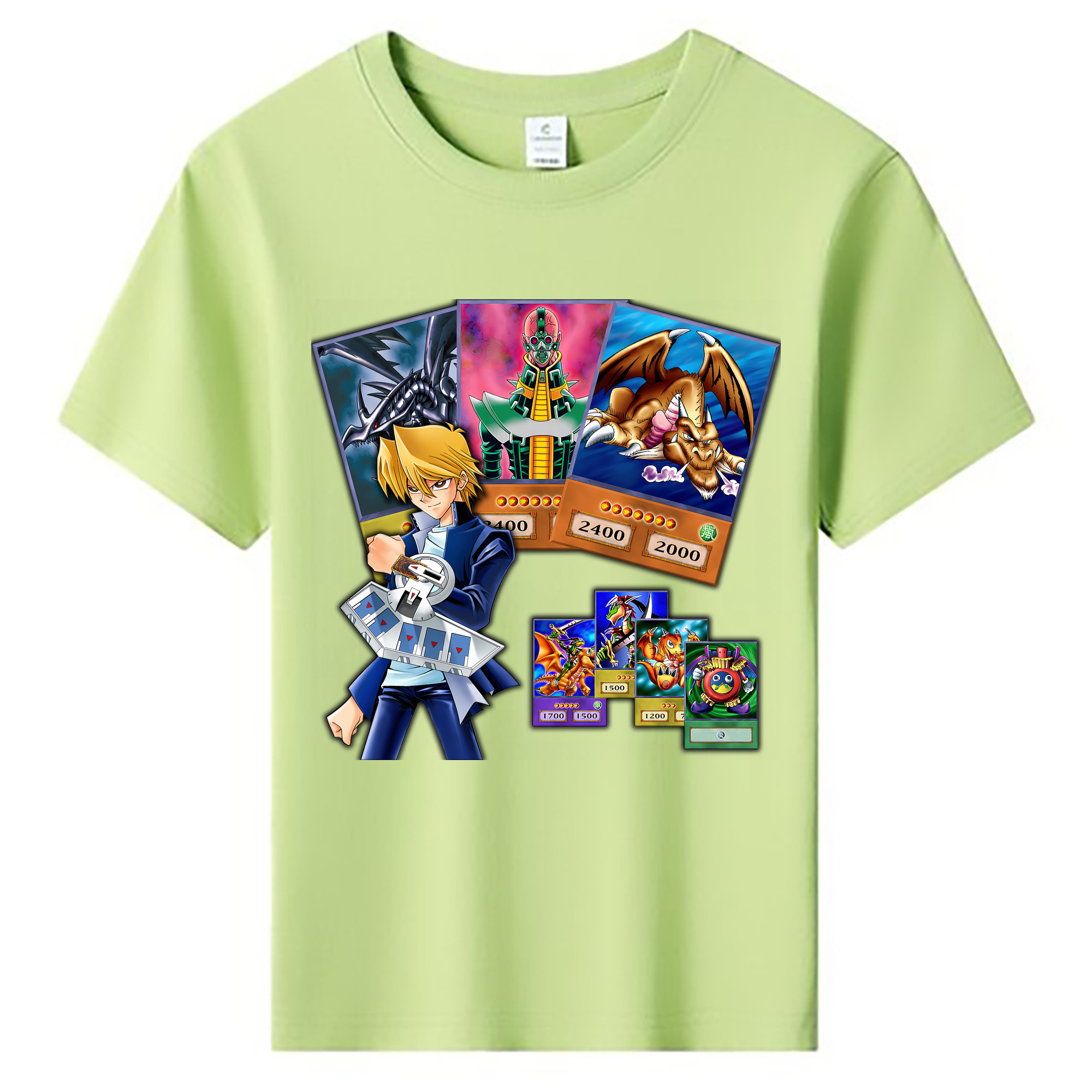 （画像用） 遊☆戯☆王 Yu-Gi-Oh! 綿100％キッズTシャツ（フロントプリント）